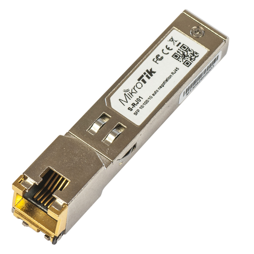 You Recently Viewed MikroTik S-RJ01 RJ45 SFP 10/100/1000M Copper Module Image